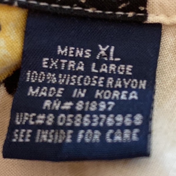 Men’s Puritan Hawaiian casual shirt, size extra large. With front pocket - Picture 6 of 9